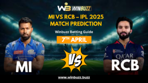 Read more about the article Mumbai Indians (MI) vs Royal Challengers Bangalore (RCB) – IPL 2025 Prediction | Winbuzz Betting Guide & Login Tips